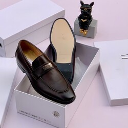 #1. Brown leather loafers (sizes available 40, 41, 42, 43, 44, 45 & 46)