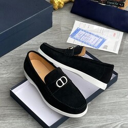 #3. Sleek Black suede loafers on a white sole (sizes available: 40, 41, 42, 43, 44, 45 & 46)