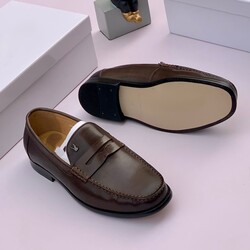 #3. Brown leather loafers (sizes available: 40, 41, 42, 43, 44, 45 & 46)