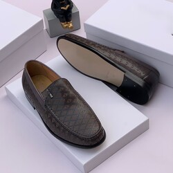 #5. Brown designed leather loafers (sizes available: 40, 41, 42, 43, 44, 45 & 46)